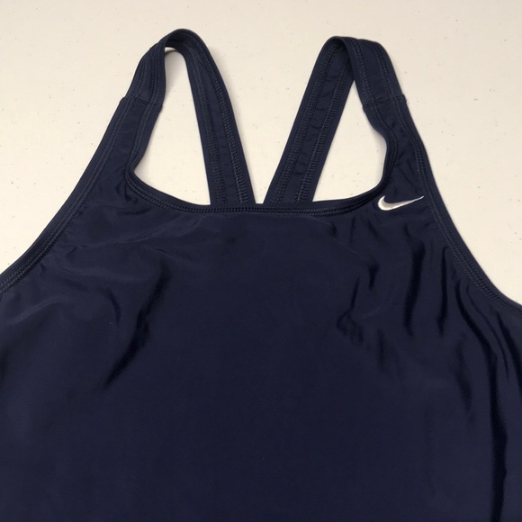 NIKE SWIM - women’s one piece blue swimsuit - Picture 2 of 5
